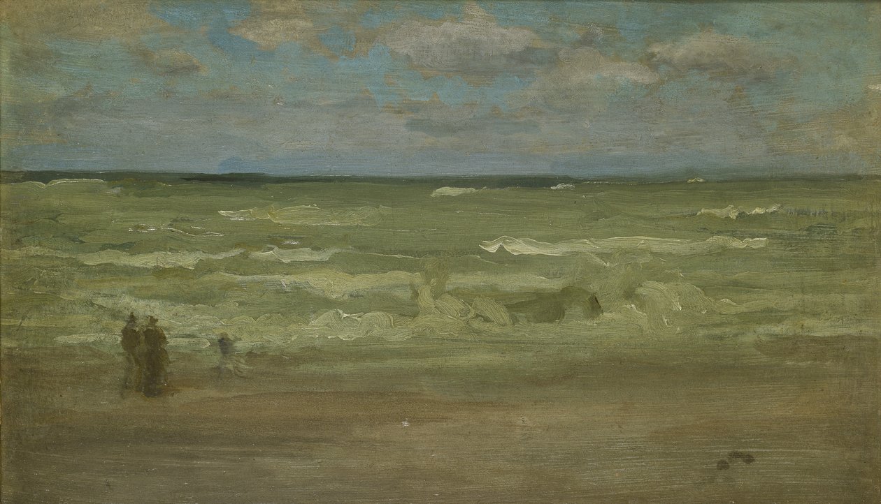 The Shore, Pourville, 19. století od James Abbott McNeill Whistler