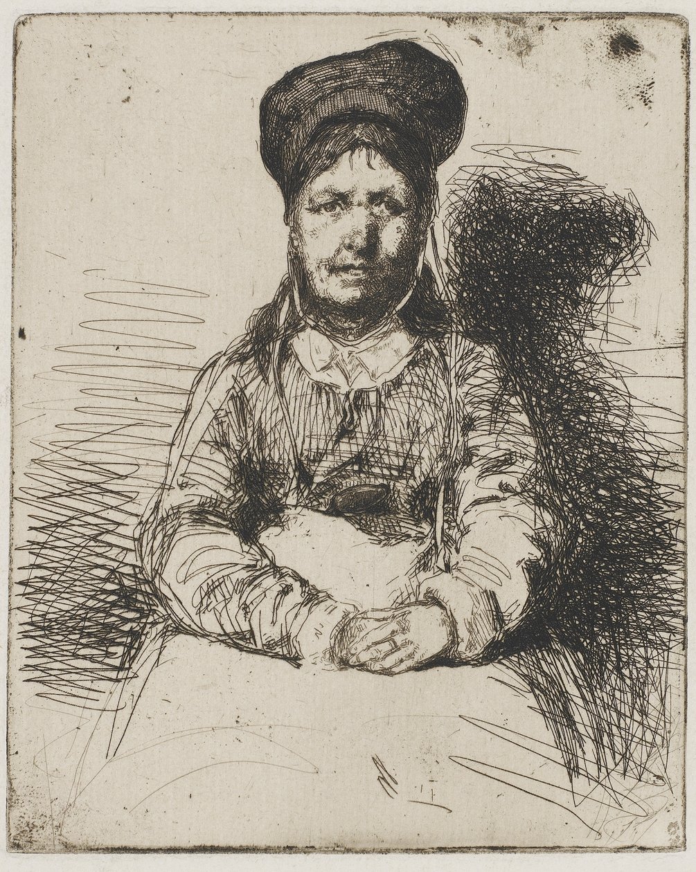 The Tinker, 1858 (lept na papíře) od James Abbott McNeill Whistler