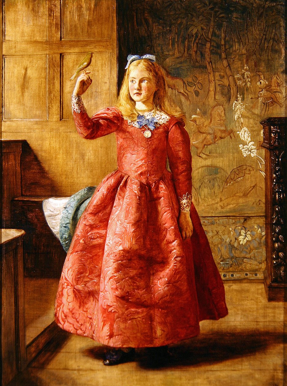 Dívka s Linnet, 1865 od James Archer