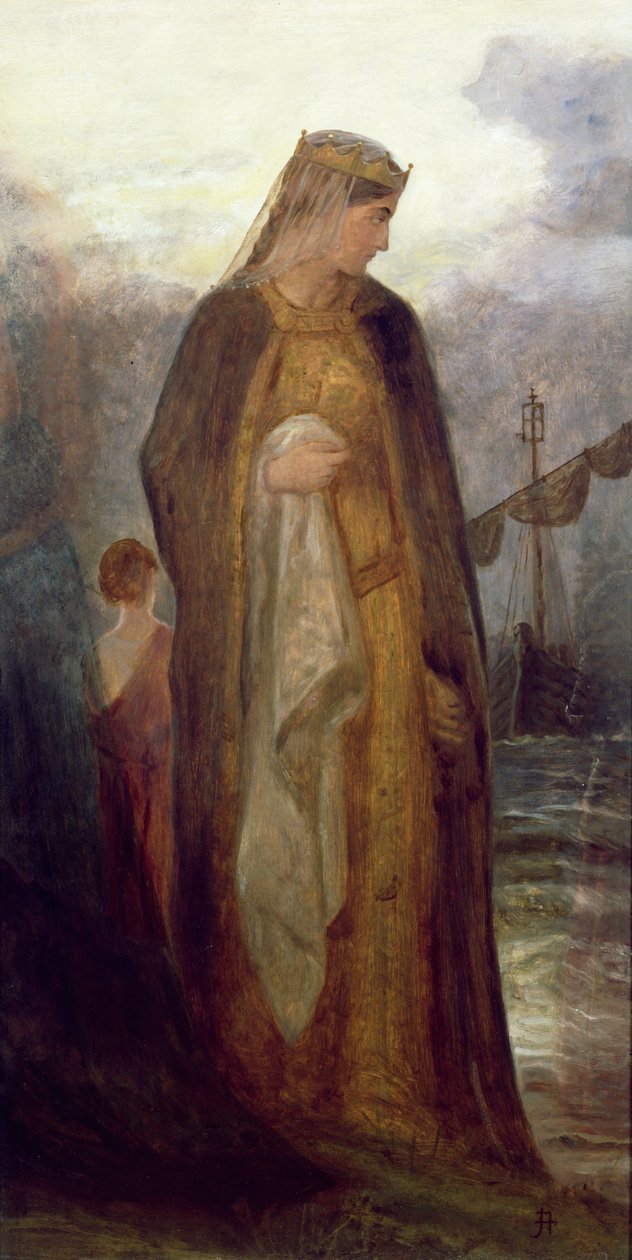 Královna Guinevera, 1860 od James Archer