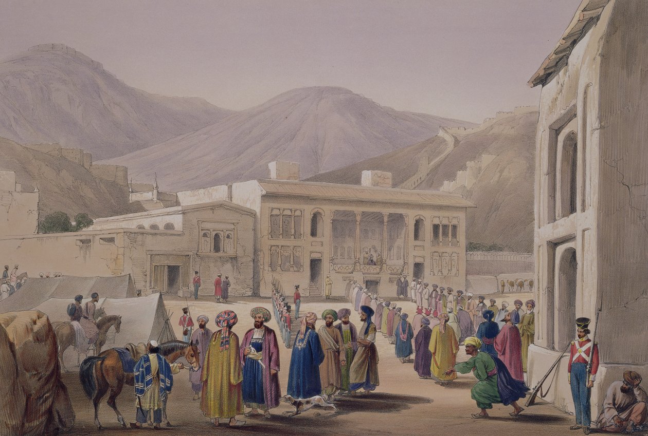Durbar-Khaneh of Shah Shoojah-Ool-Moolk, v Caubulu, z 