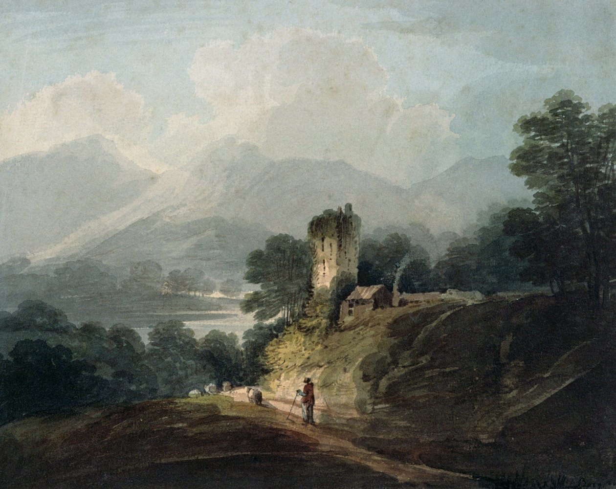 Hrad Ross, Killarney, hrabství Kerry od James Bayes