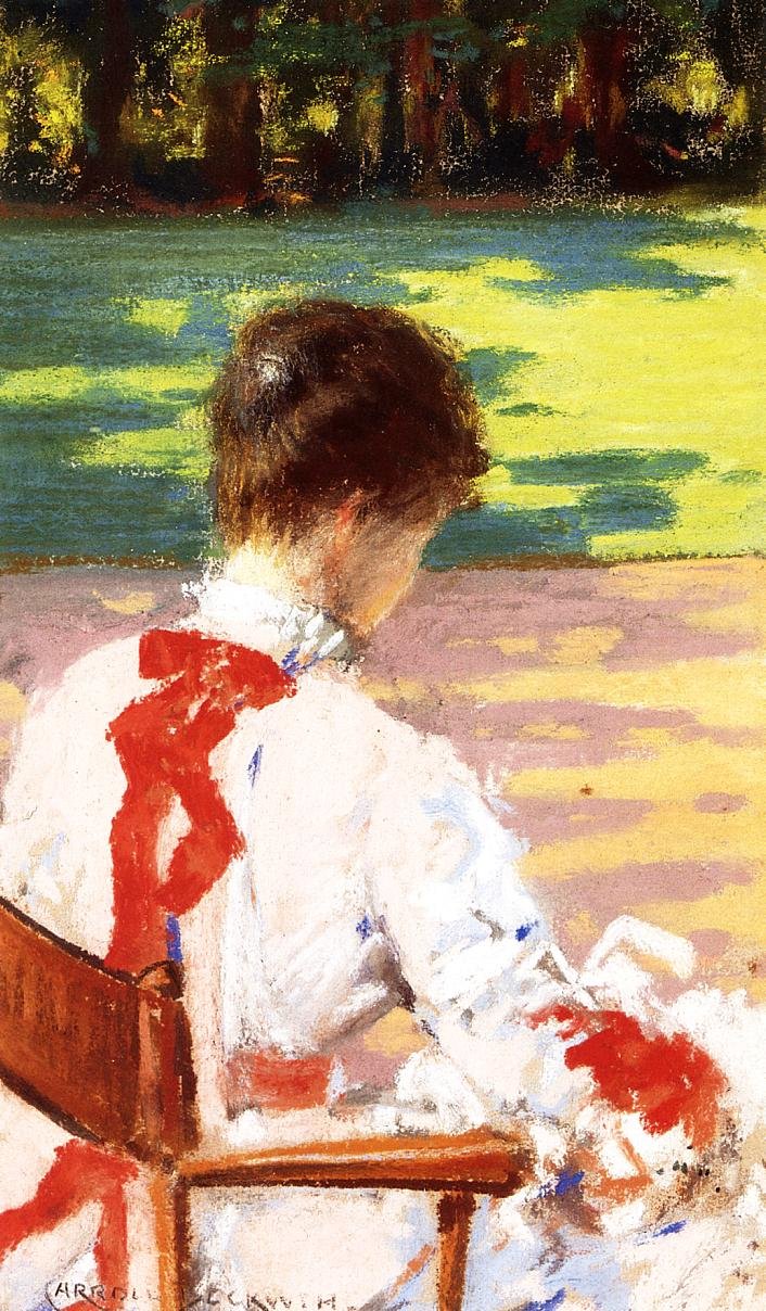 Studie se Sunlightn od James Carroll Beckwith