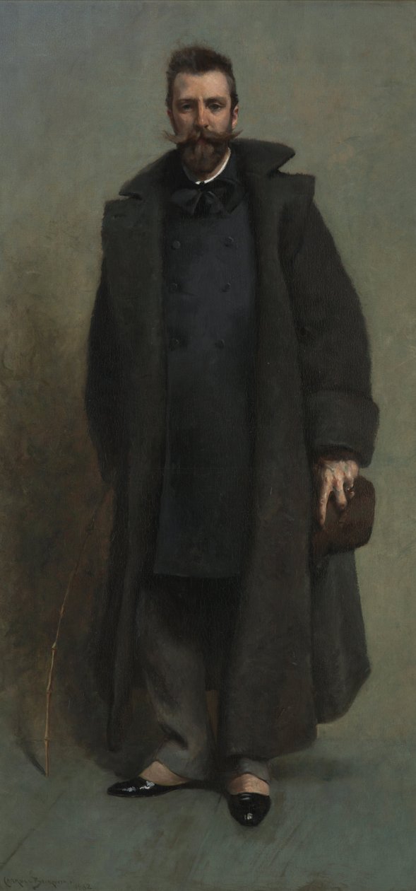 Portrét Williama Merritta Chase od James Carroll Beckwith