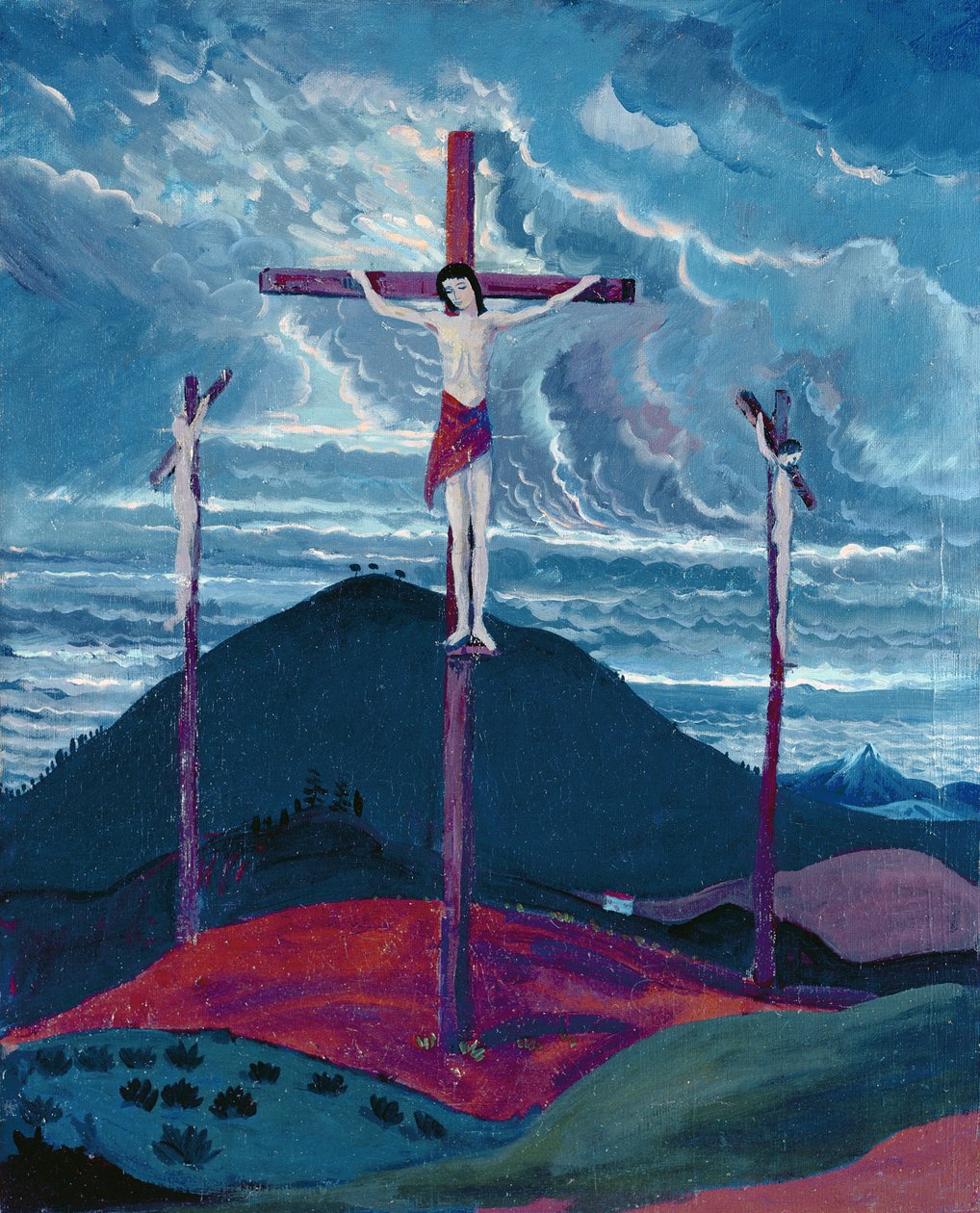 Ukřižování, 1913 od James Dickson Innes