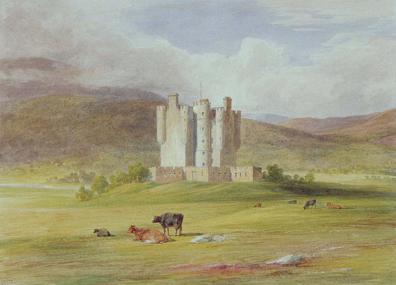 Hrad Braemar, 1841 od James Giles