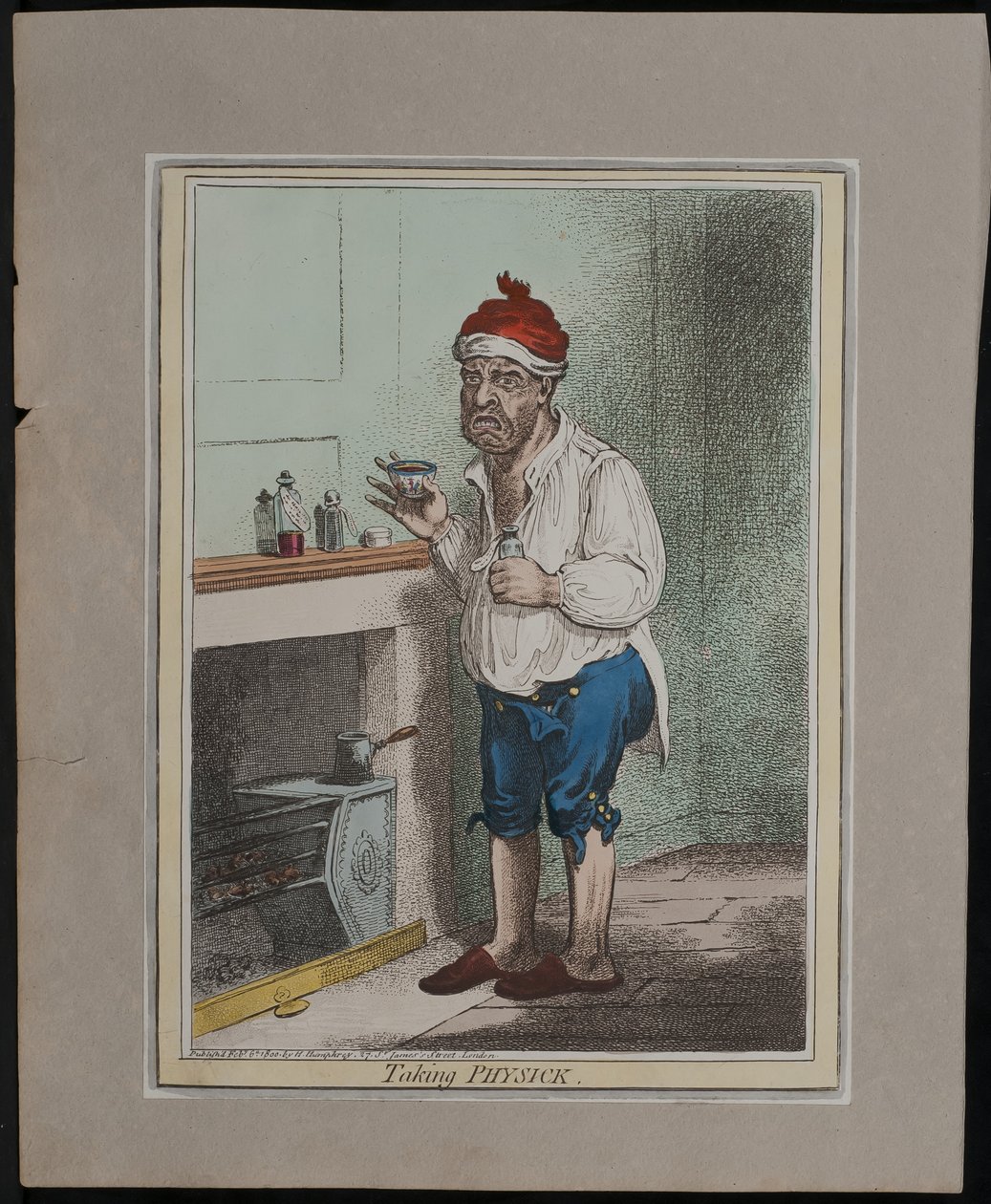 Taking Physick, 1800 od James Gillray
