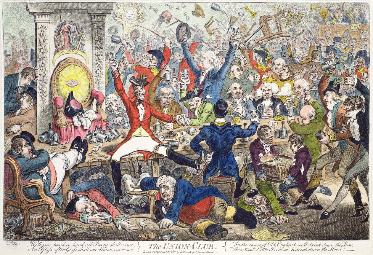 Svazový klub od James Gillray