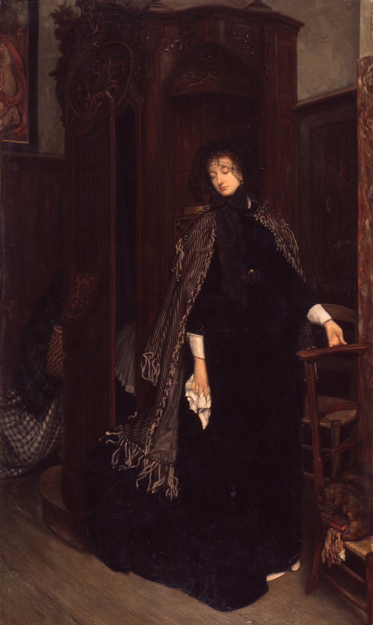 V kostele, 1865 od James Jacques Joseph Tissot