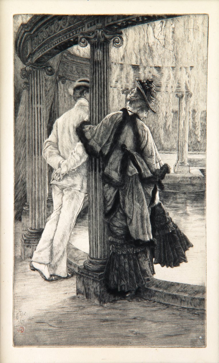 Hádka milenců, 1876 od James Jacques Joseph Tissot