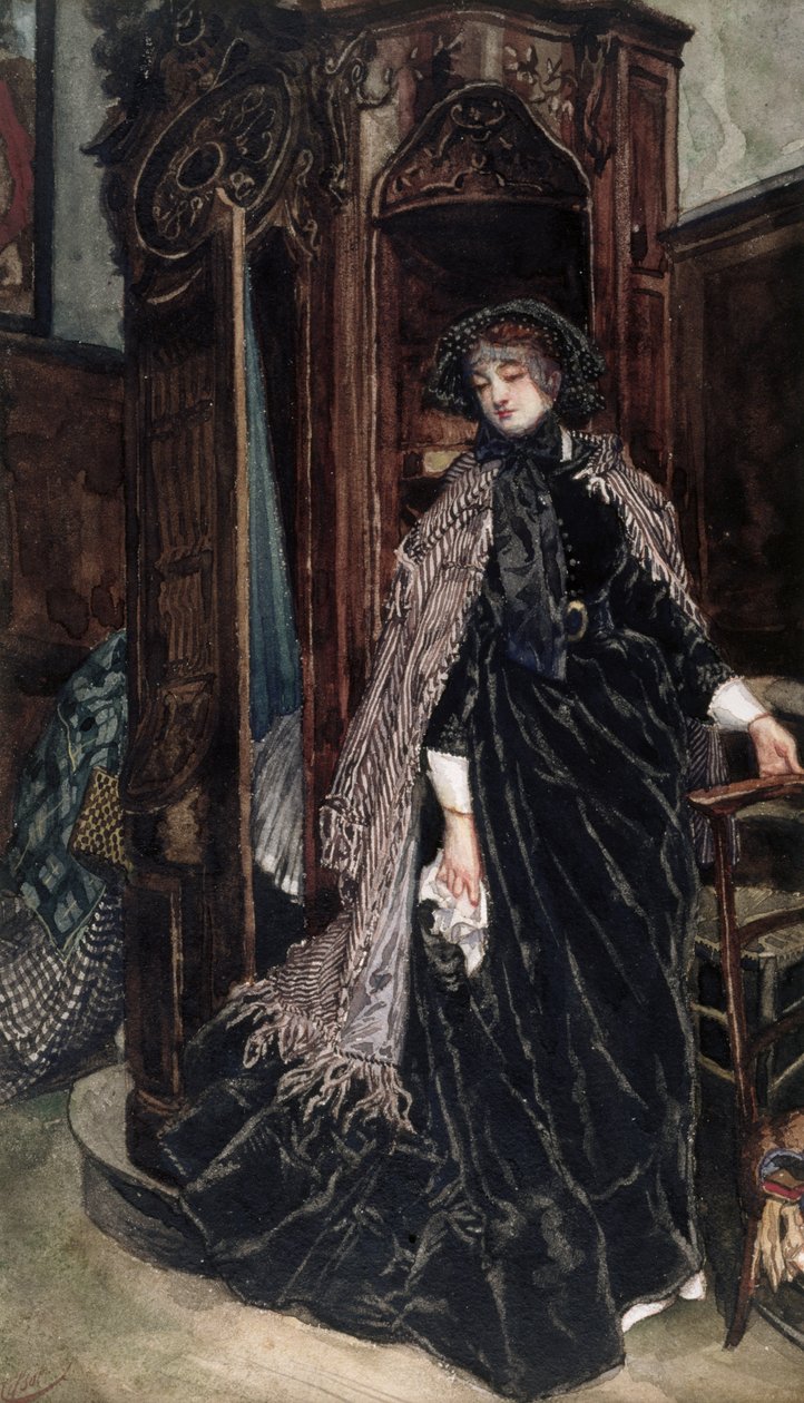 Zpovědnice, 1867 od James Jacques Joseph Tissot