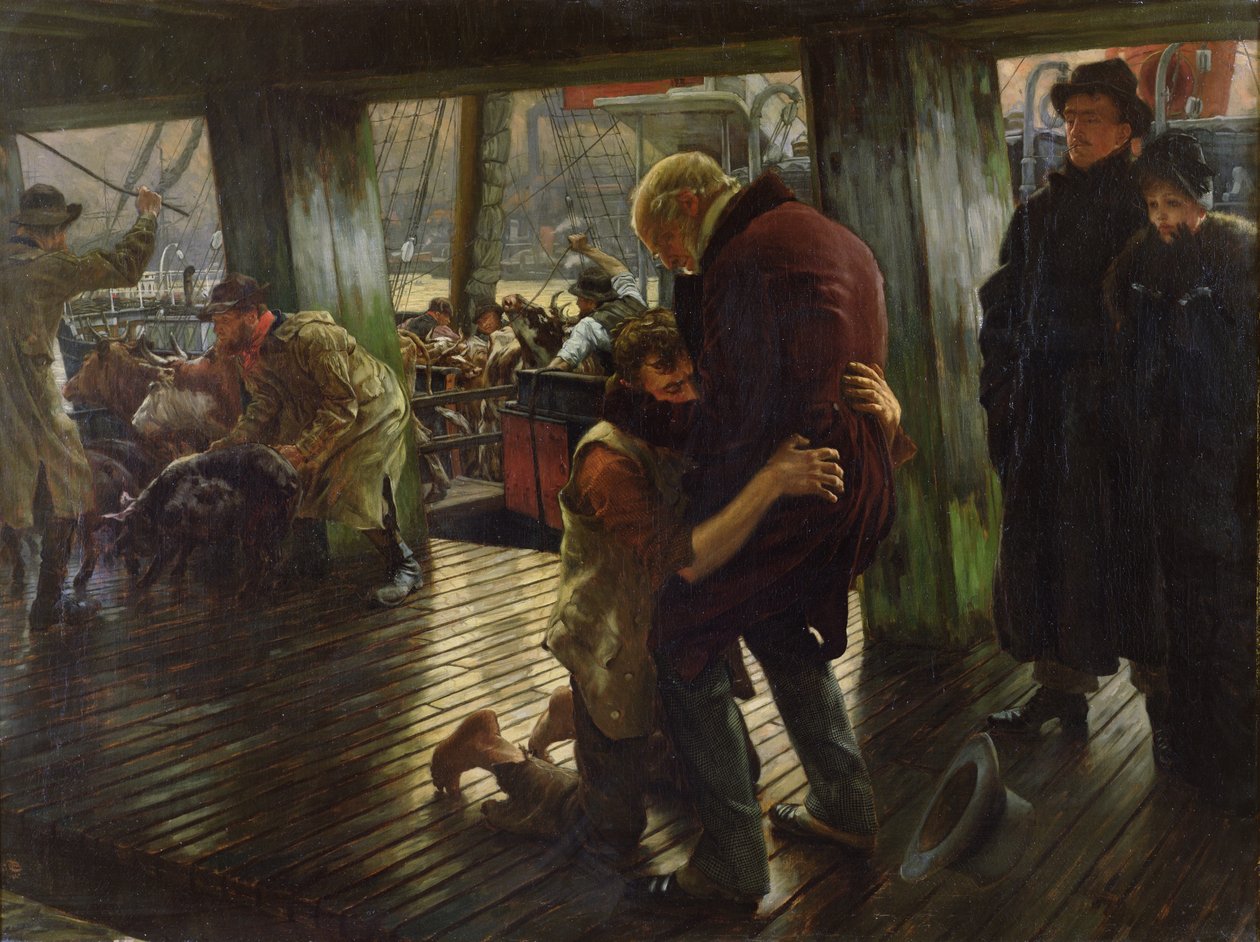 Marnotratný syn v moderním životě: Návrat, 1880 (náčrt viz 45478) od James Jacques Joseph Tissot