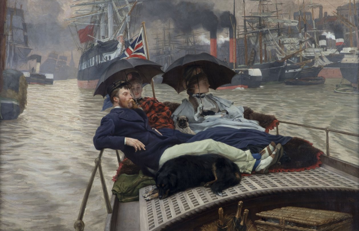 Temže, 1876 od James Jacques Joseph Tissot