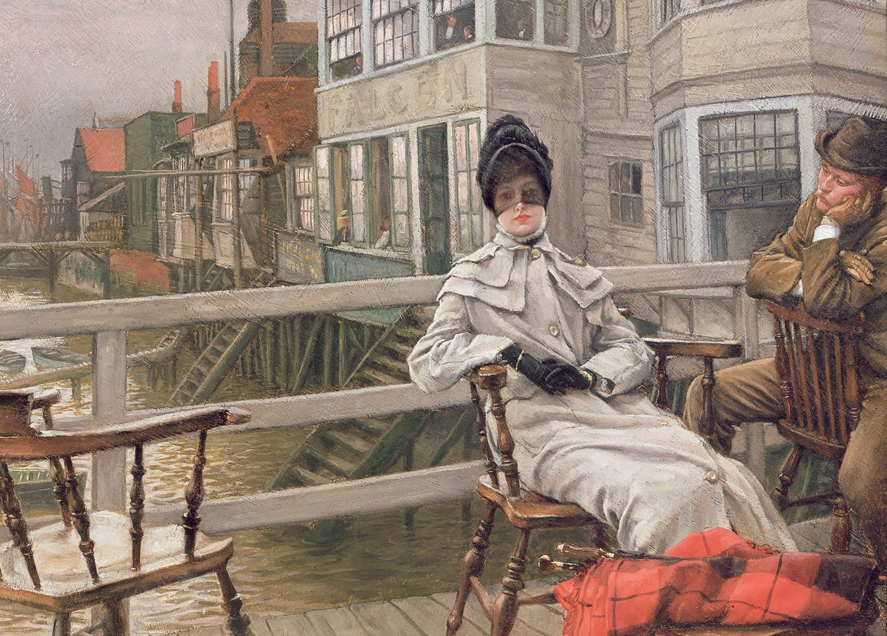 Čekání na trajekt, kolem roku 1878 (panel) od James Jacques Joseph Tissot