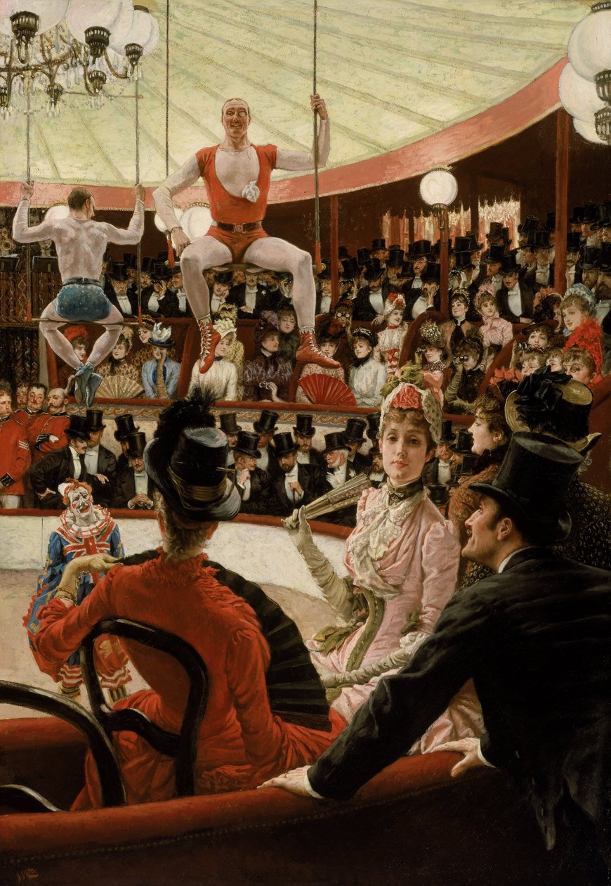 Ženy z Paříže- milovnice cirkusu od James Jacques Joseph Tissot