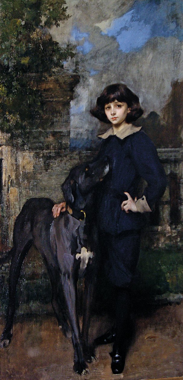 John Manners, později 9. vévoda z Rutlandu, kolem 1898-99 od James Jebusa Shannon