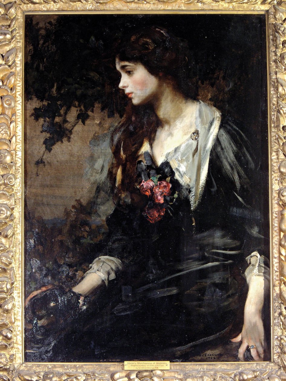 Marjorie, markýza Anglesey, 1906 od James Jebusa Shannon