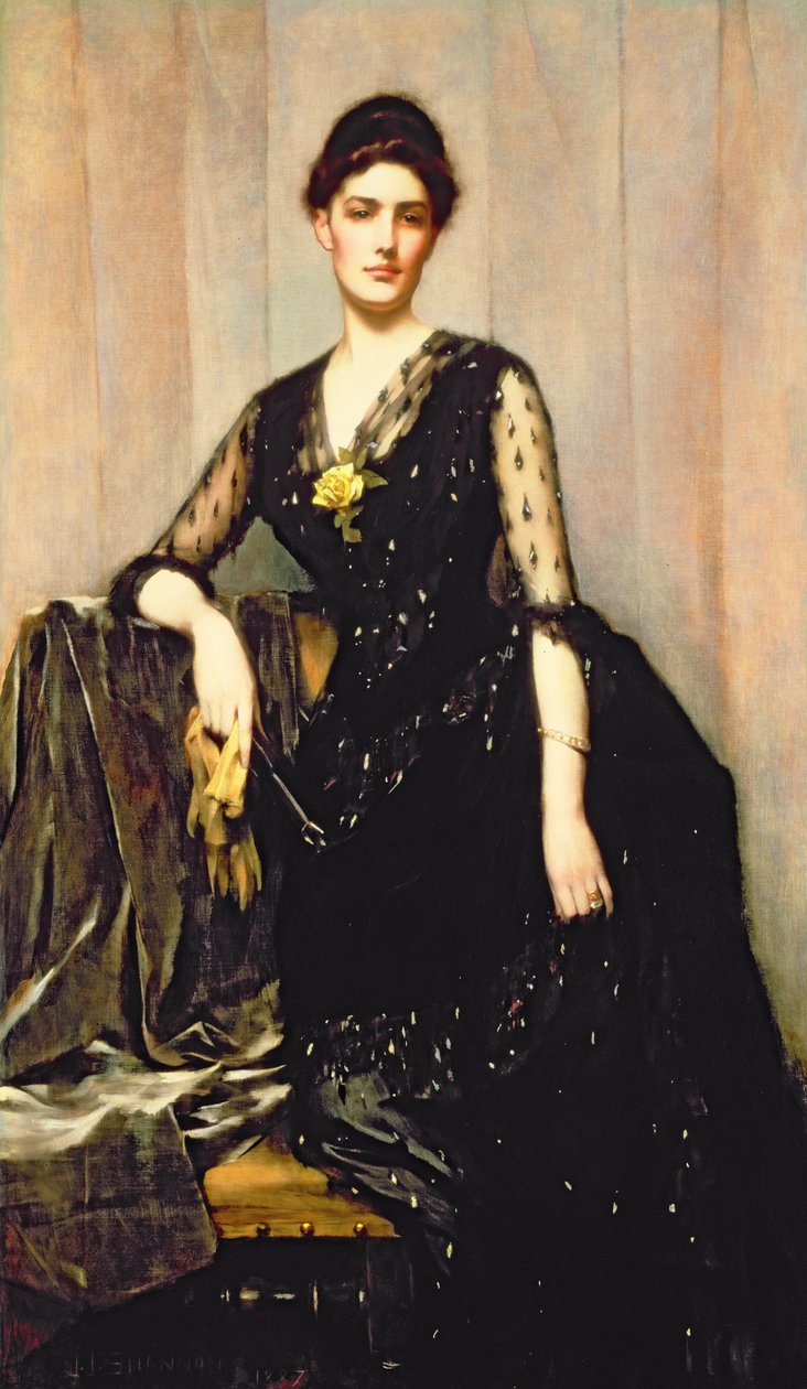 Portrét paní Agnes Williamson od James Jebusa Shannon