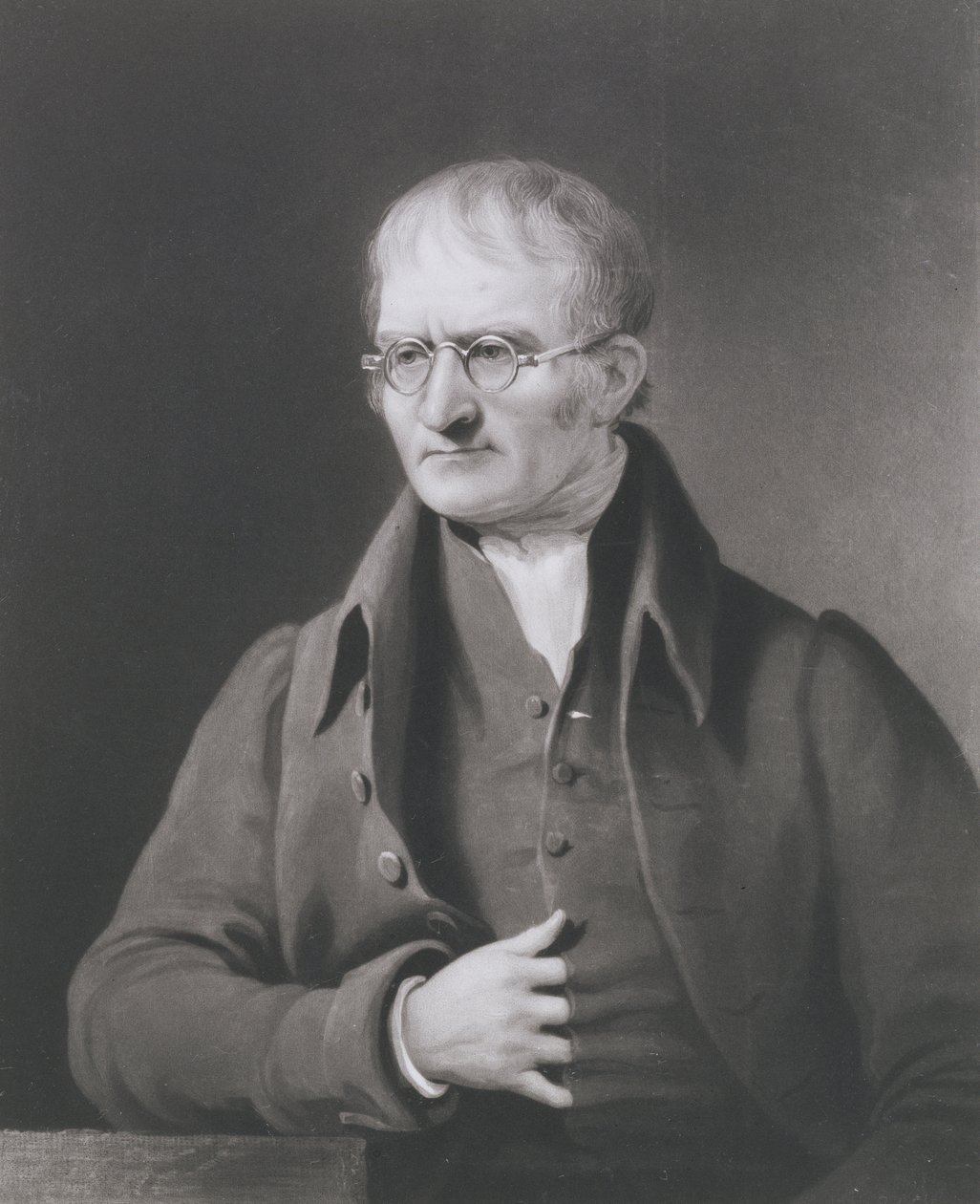 Portrét Johna Daltona (1766-1844) vyryl C. Turner od James Lonsdale