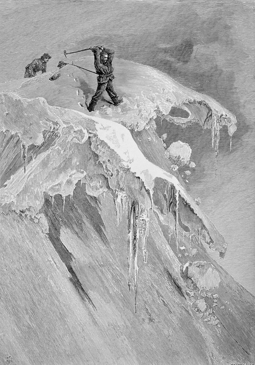 Summit of the Moming Pass v roce 1864, z 