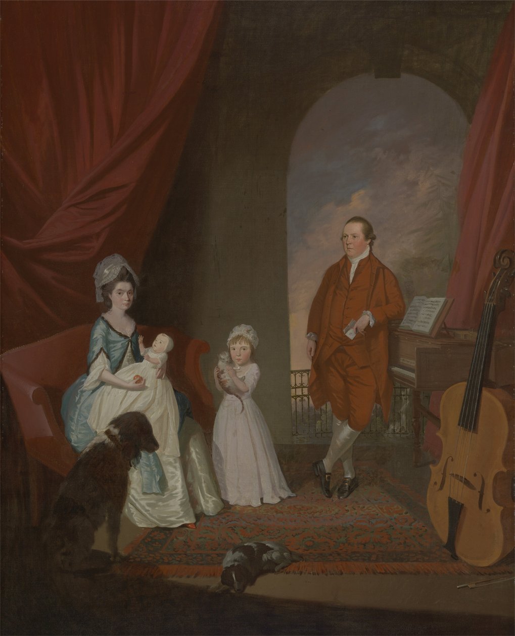 Rodinná skupina, kolem 1774-80 od James Millar