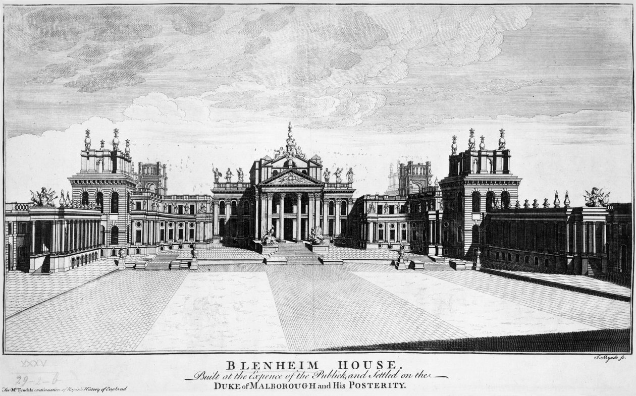 Zámek Blenheim od James Mynde