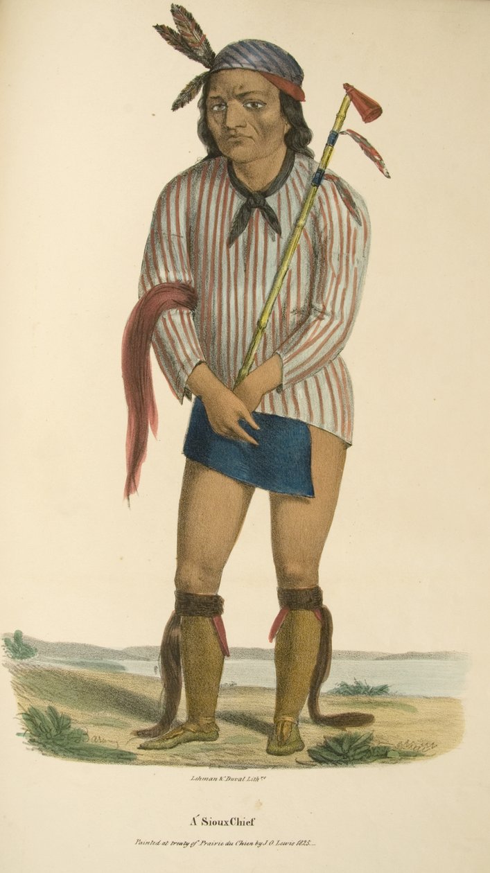 Náčelník Siouxů od James Otto Lewis