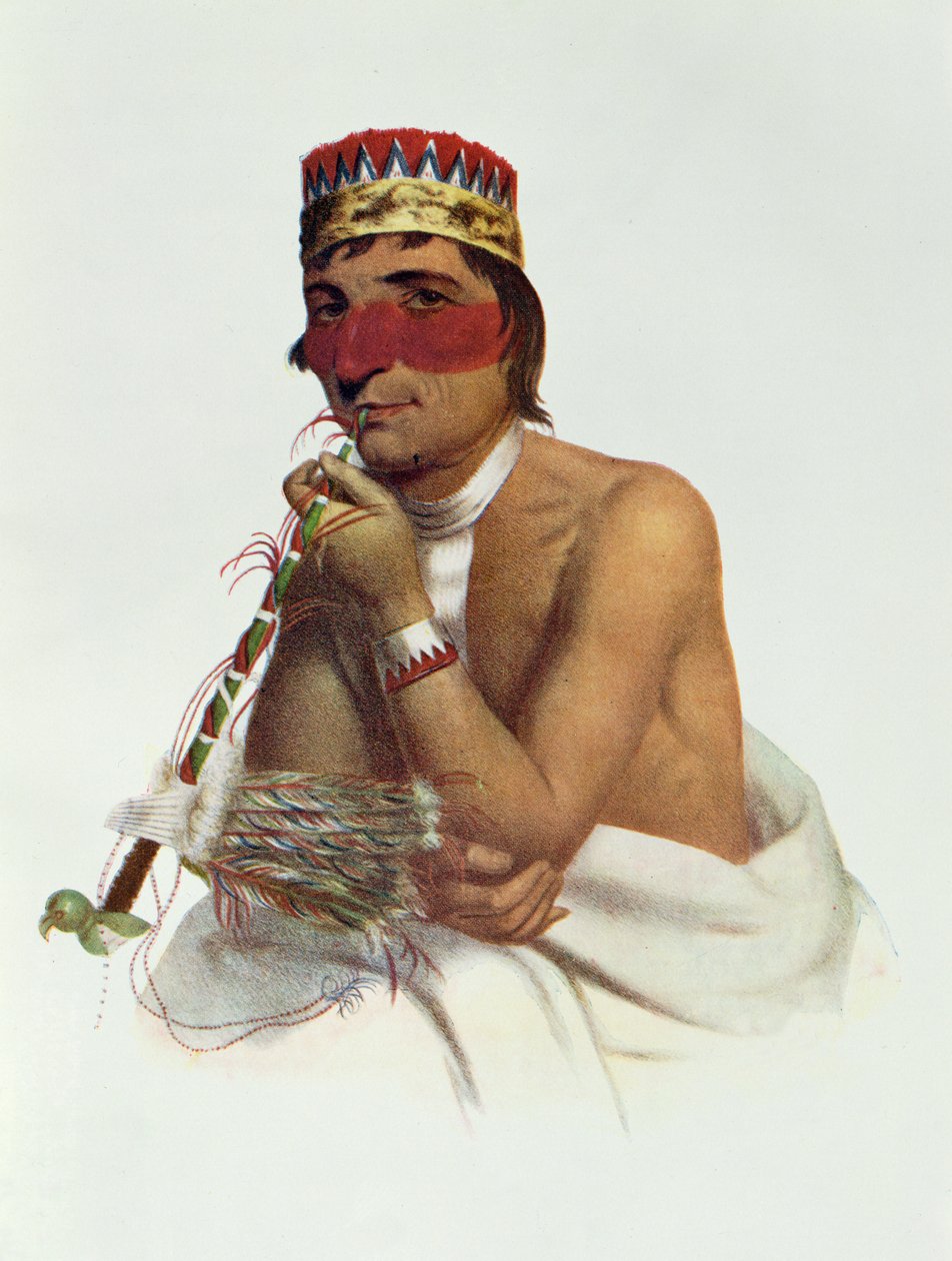 Wa-Em-Boesh-Kaa, Chippeway Chippeway od Sandy Lake, 1826, ilustrace z 