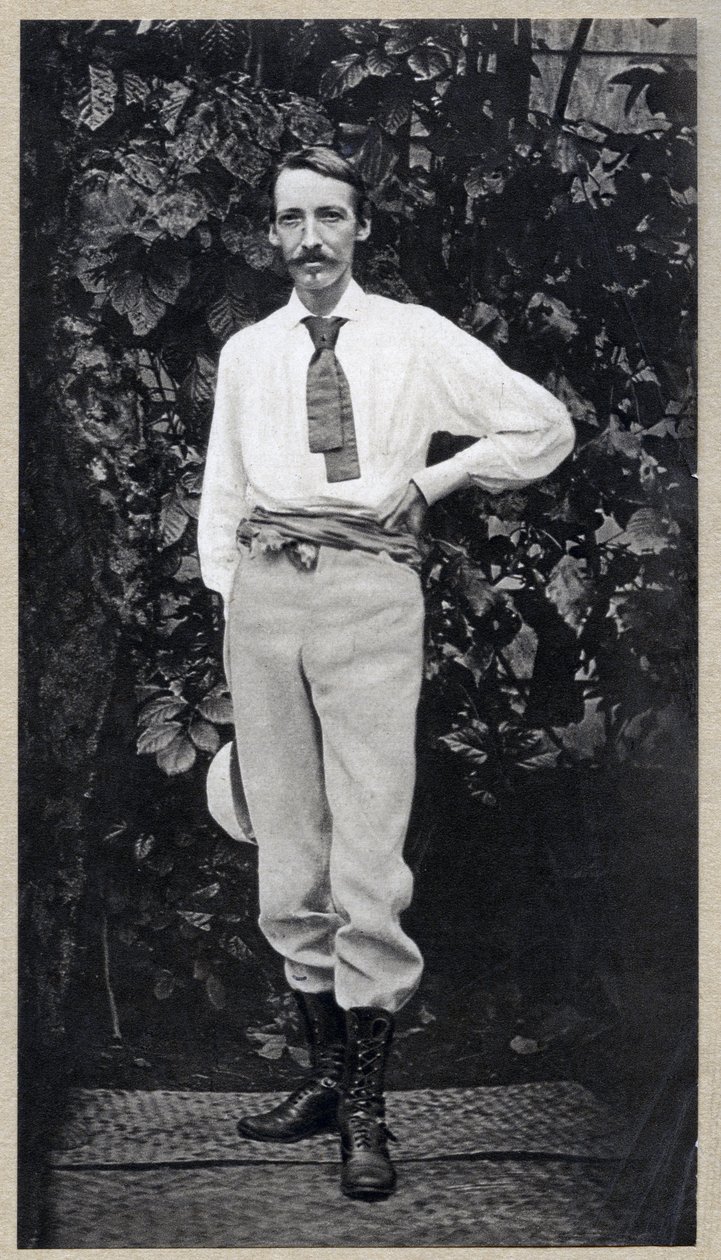 Robert Louis Stevenson, 1889 od James Patrick