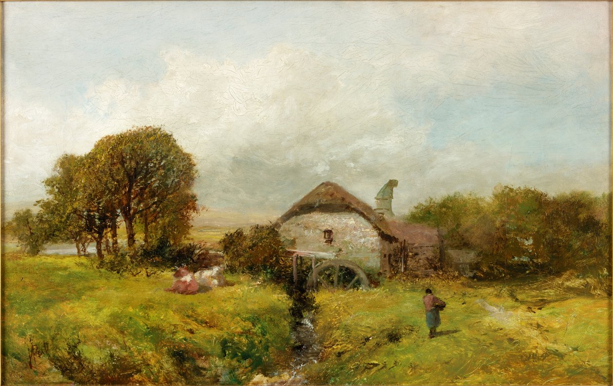 Mill near Sheppard, Devon, c.1865 od James Peel