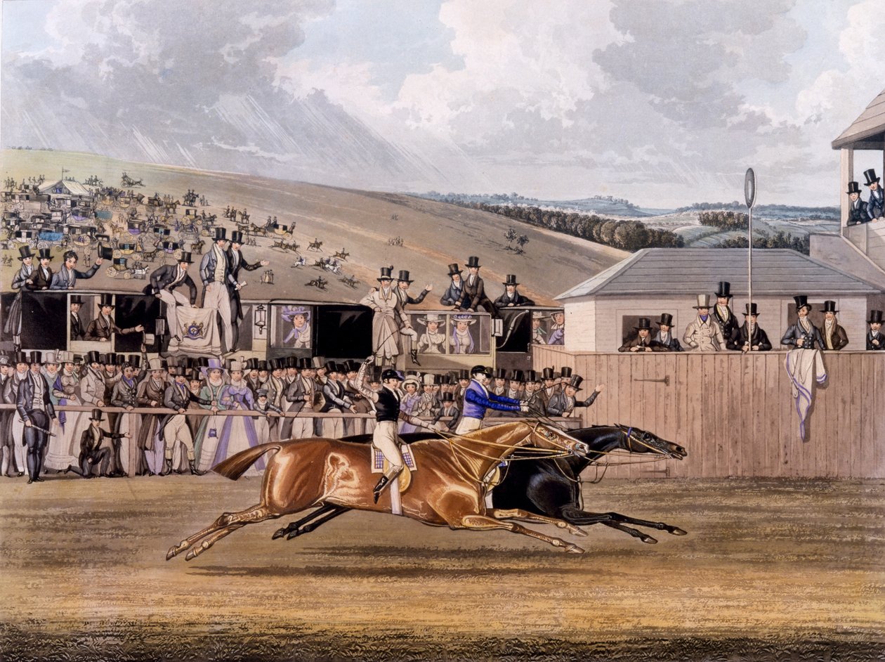 Derby Day v Epsomu, 1828 od James Pollard