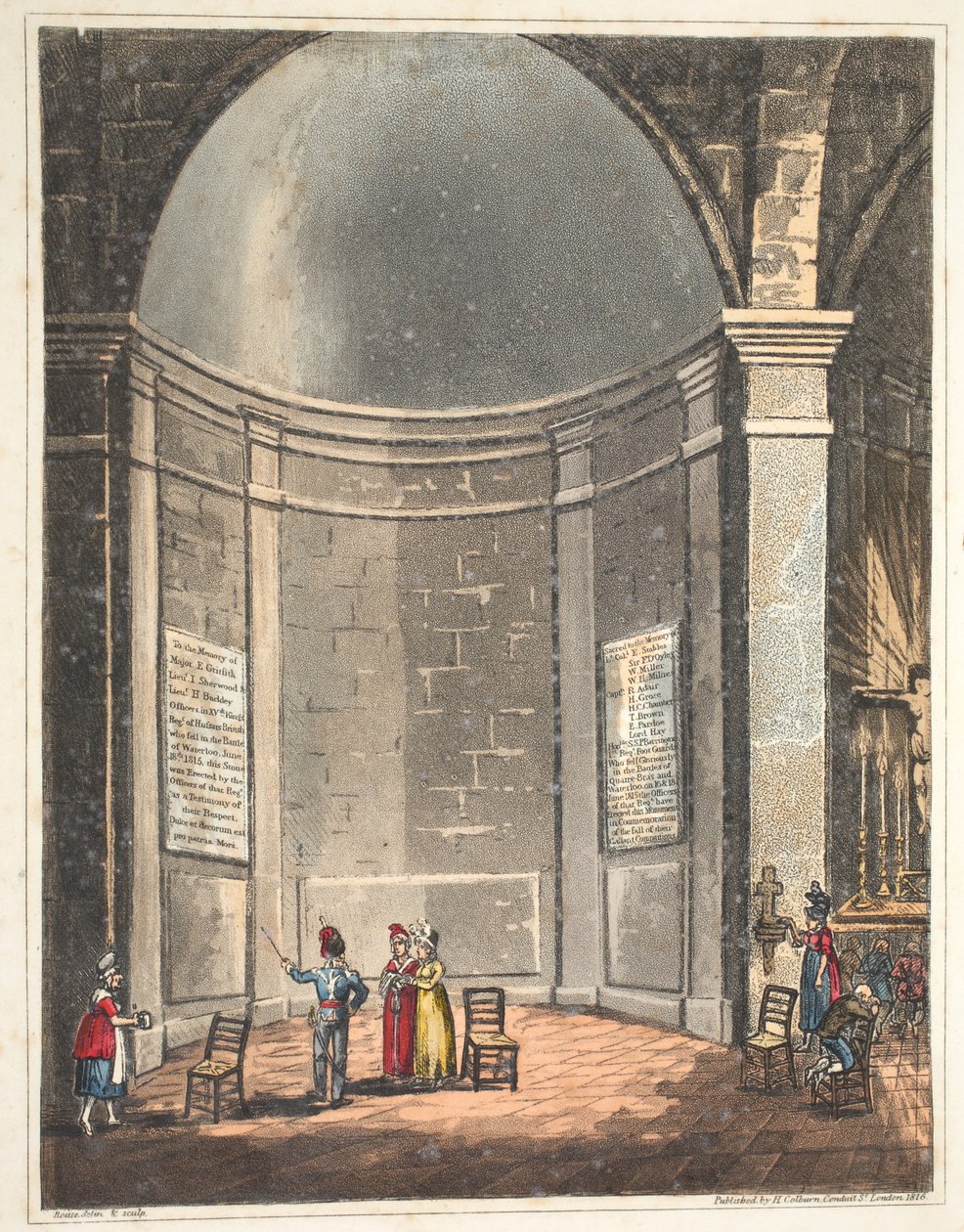 Interiér kaple Waterloo od James Rouse