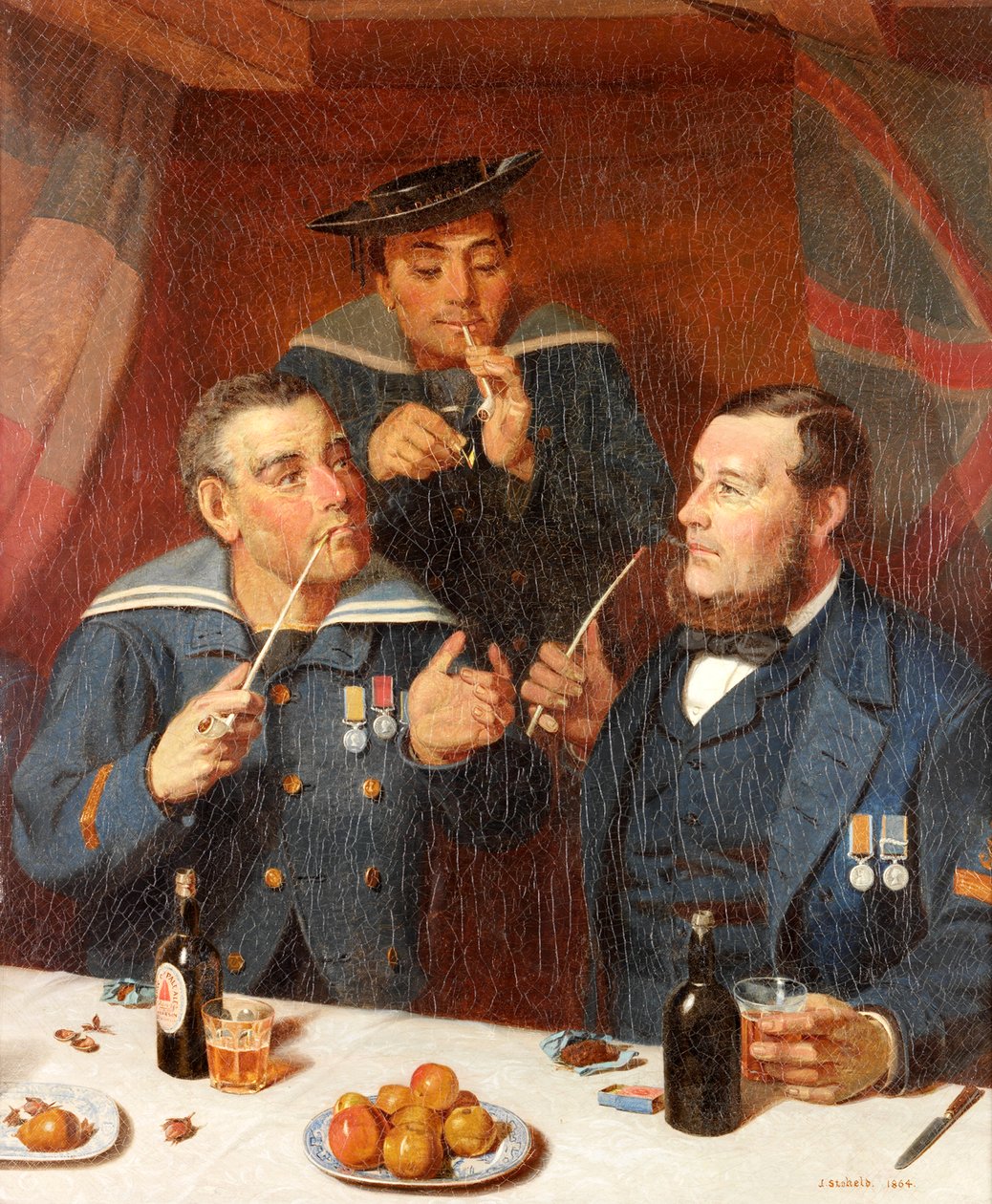 Dýmka míru, 1864 od James Stokeld
