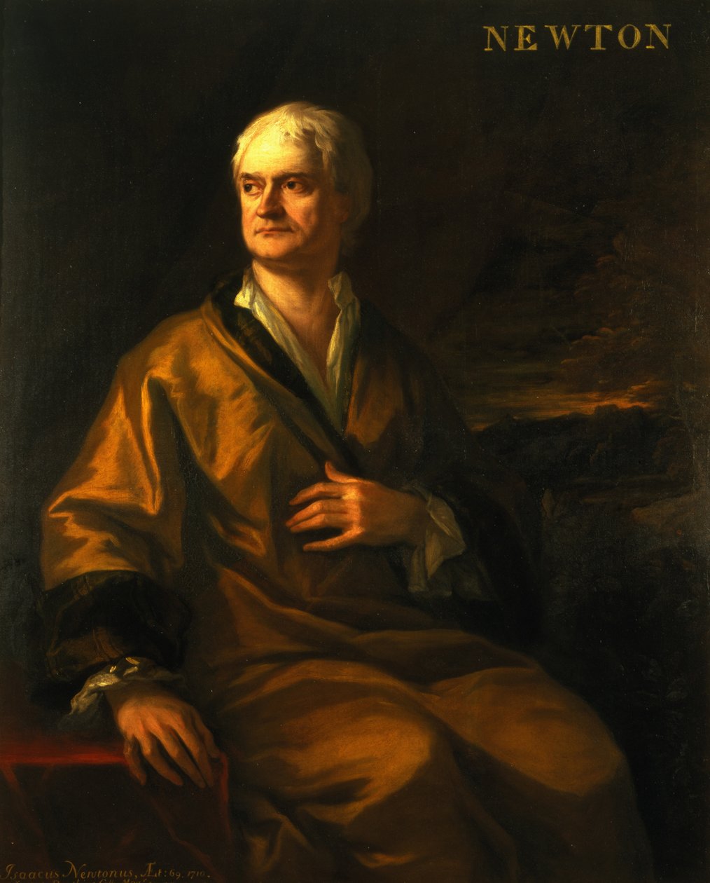 Sir Isaac Newton, 1710 od James Thornhill