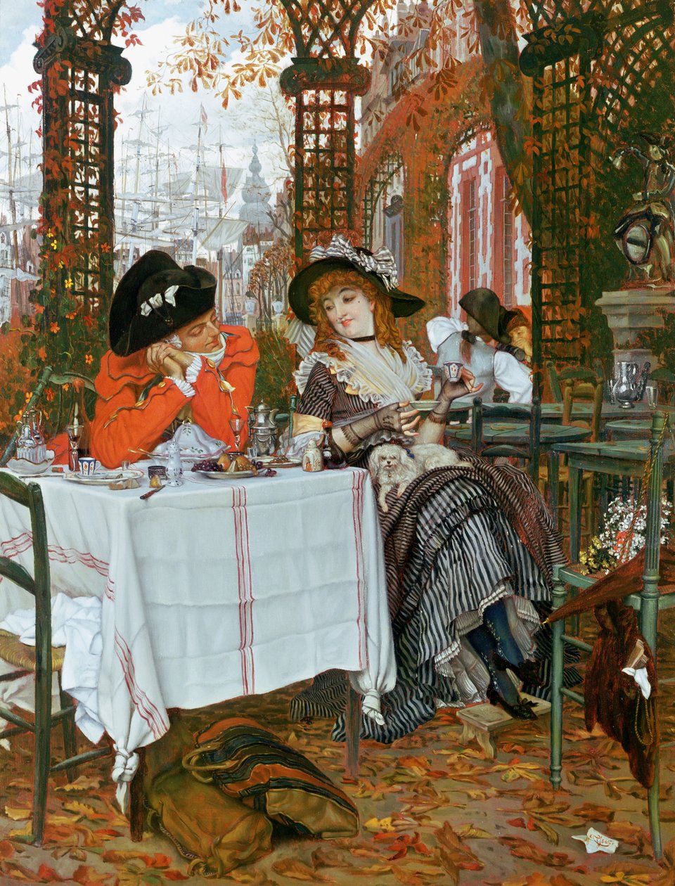 Oběd od James Jacques Joseph Tissot