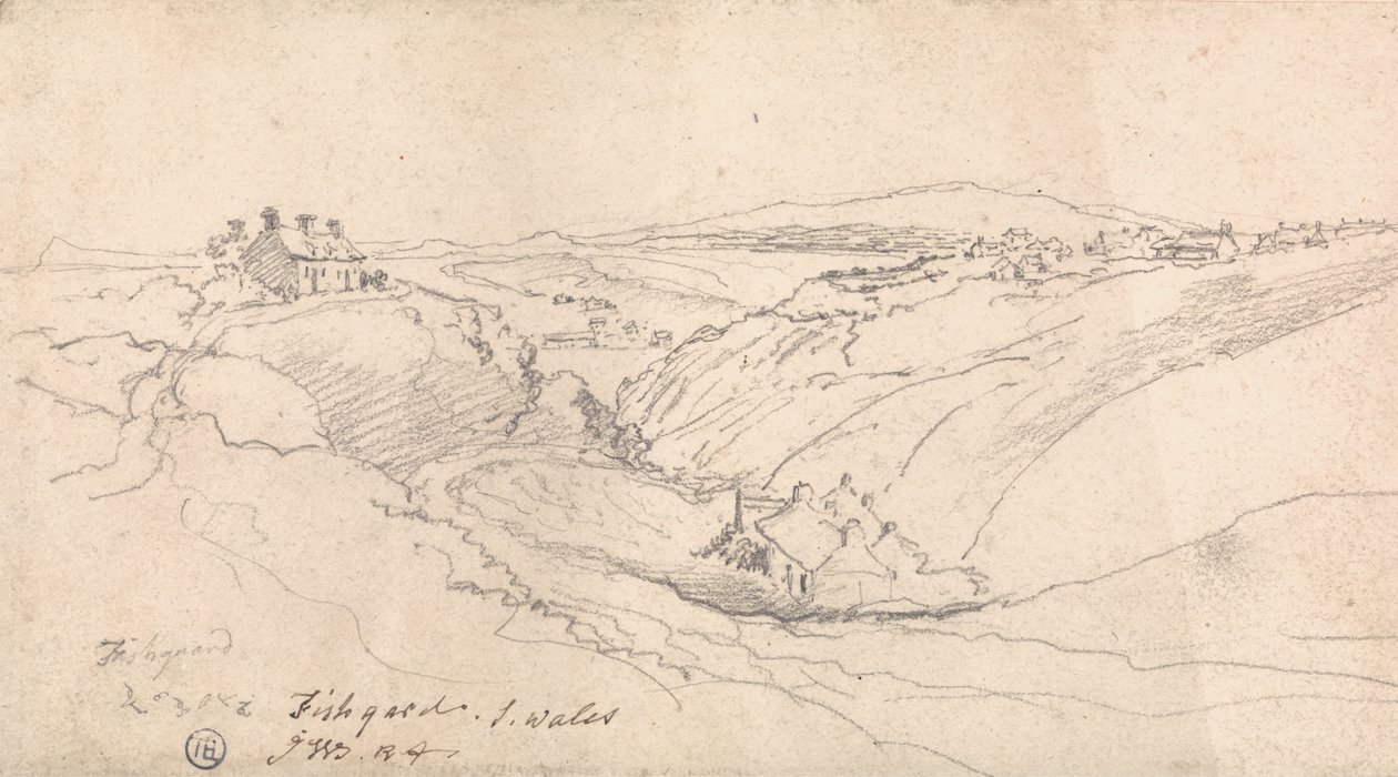 Fishguard, Pembrokeshire, Jižní Wales od James Ward