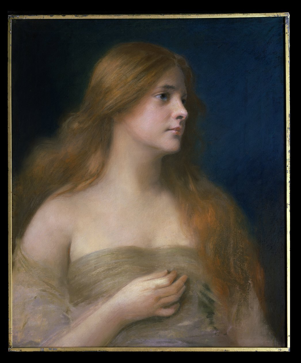 Lilith (pastel na papíře) od James Wells Champney