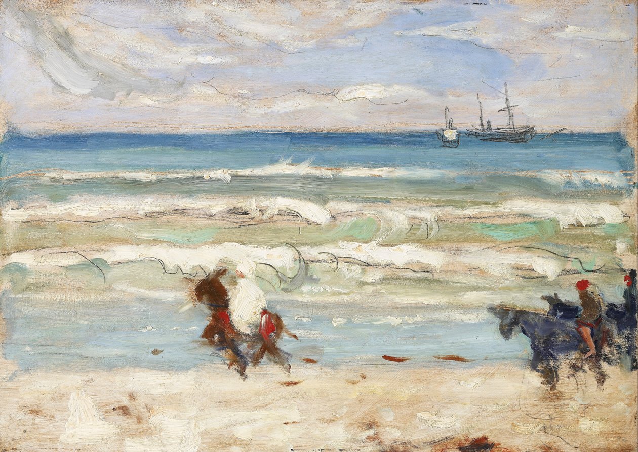 Plážová scéna, Tanger od James Wilson Morrice