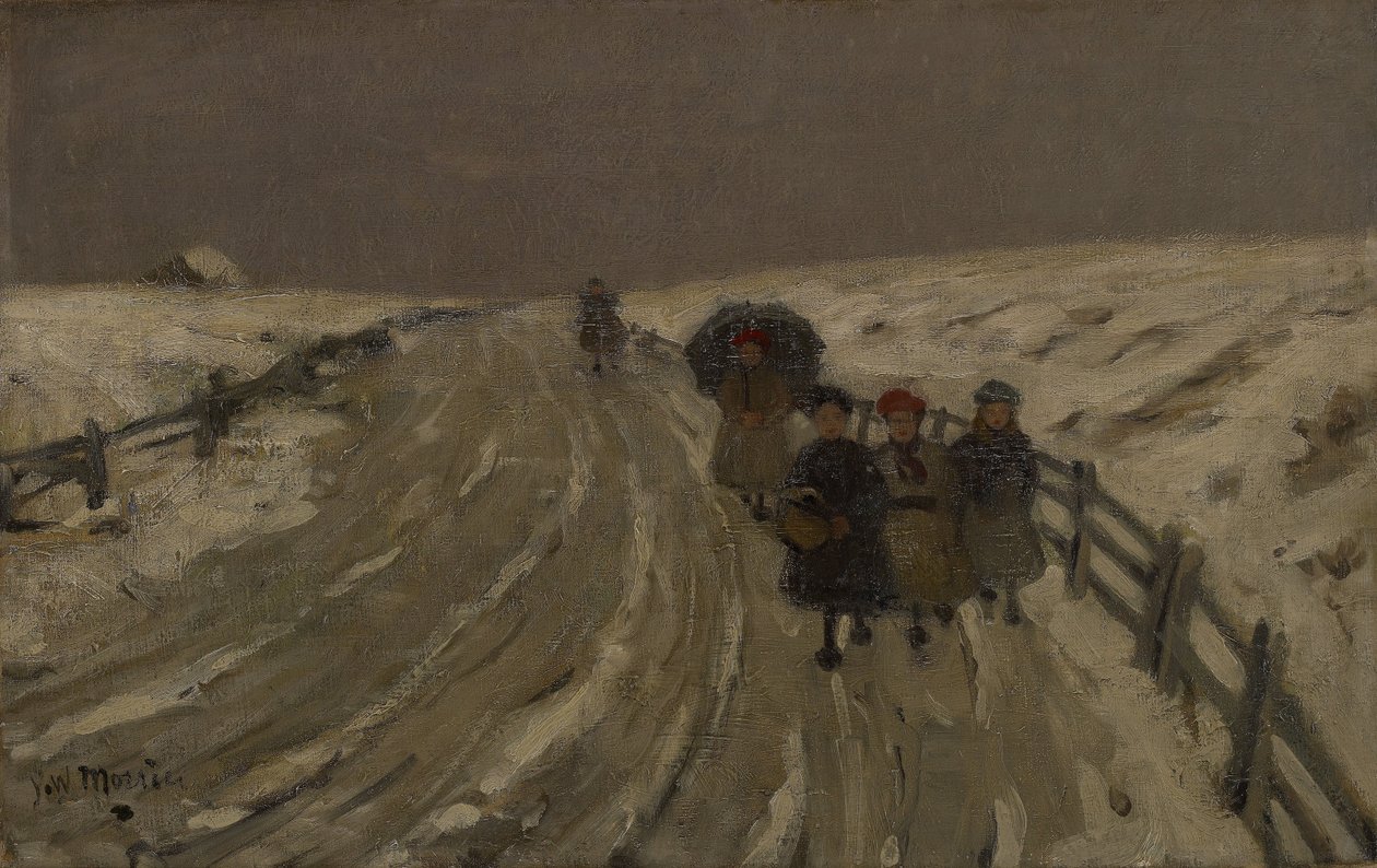 Návrat ze školy od James Wilson Morrice