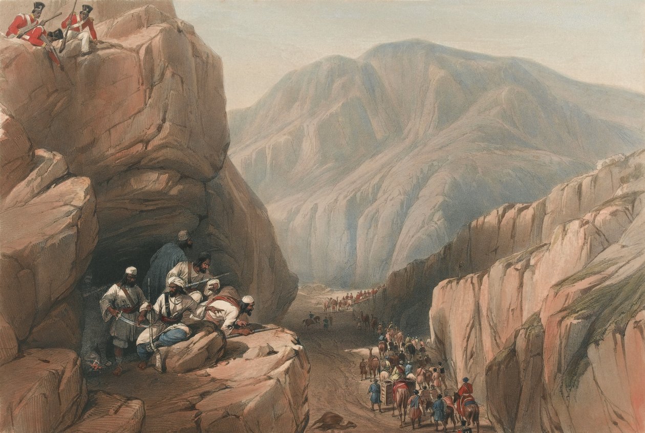 Divoký průsmyk Siri-Kajoor od James (after) Atkinson
