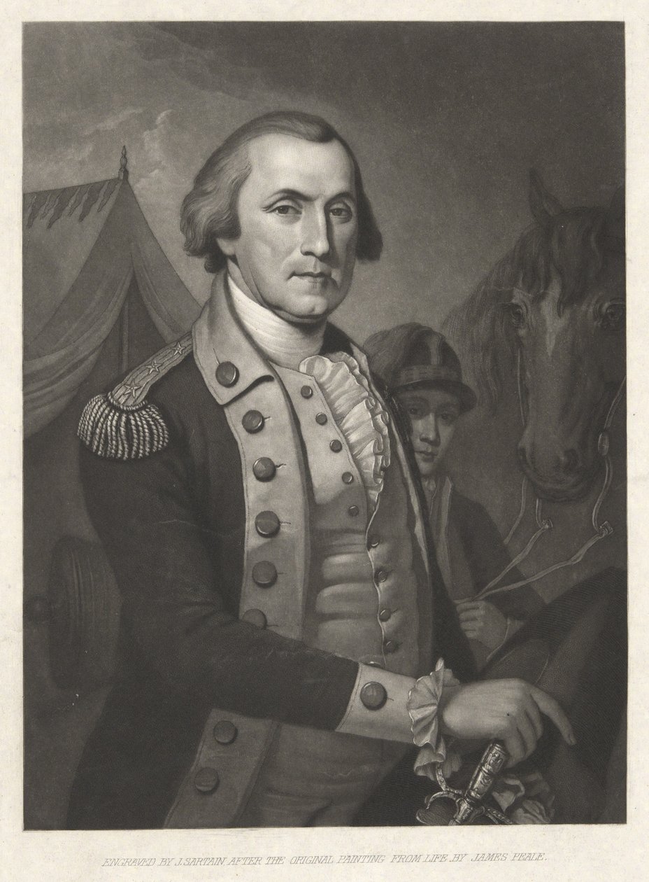 George Washington, hospoda. 1850 (rytina) od James (after) Peale