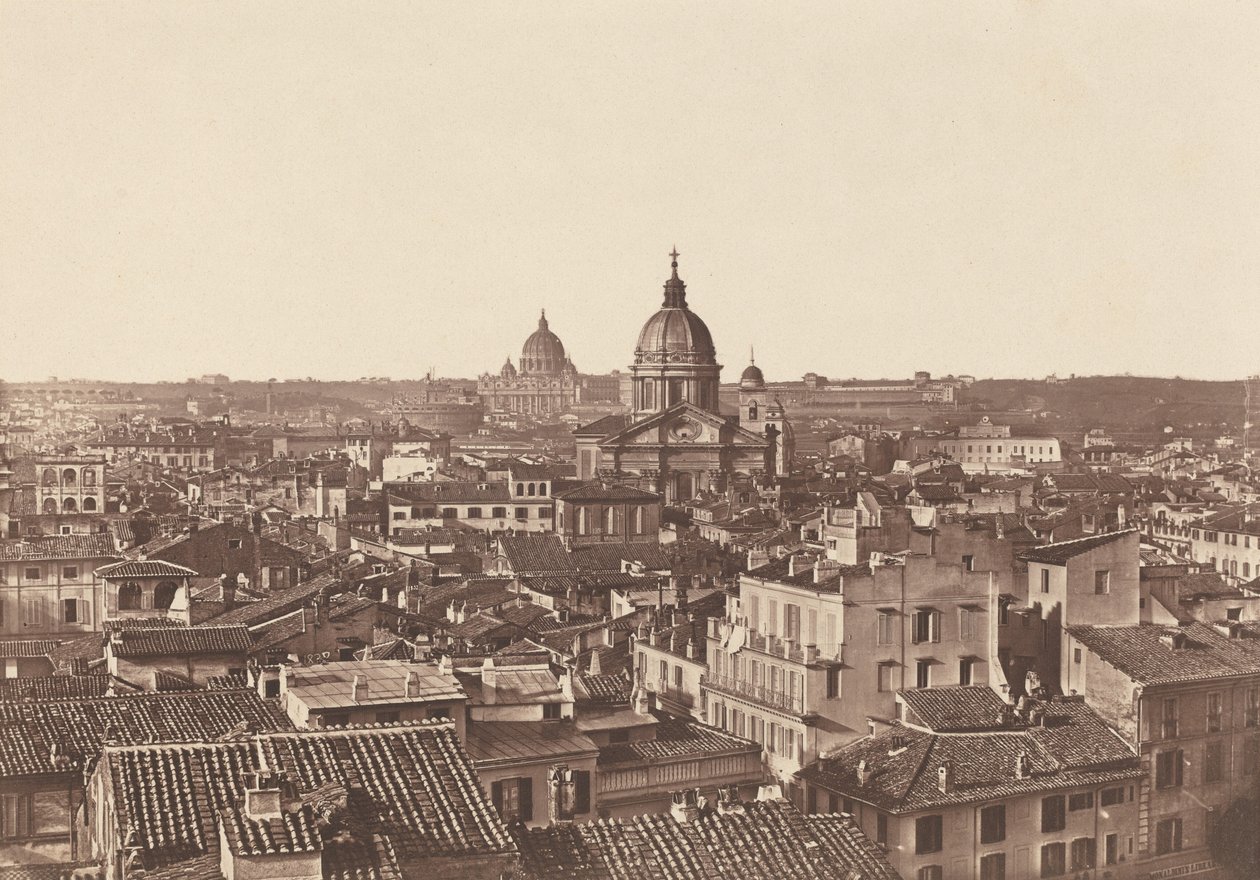 Pohled na Řím,c. 1855 (foto) od James (attr.to) Anderson