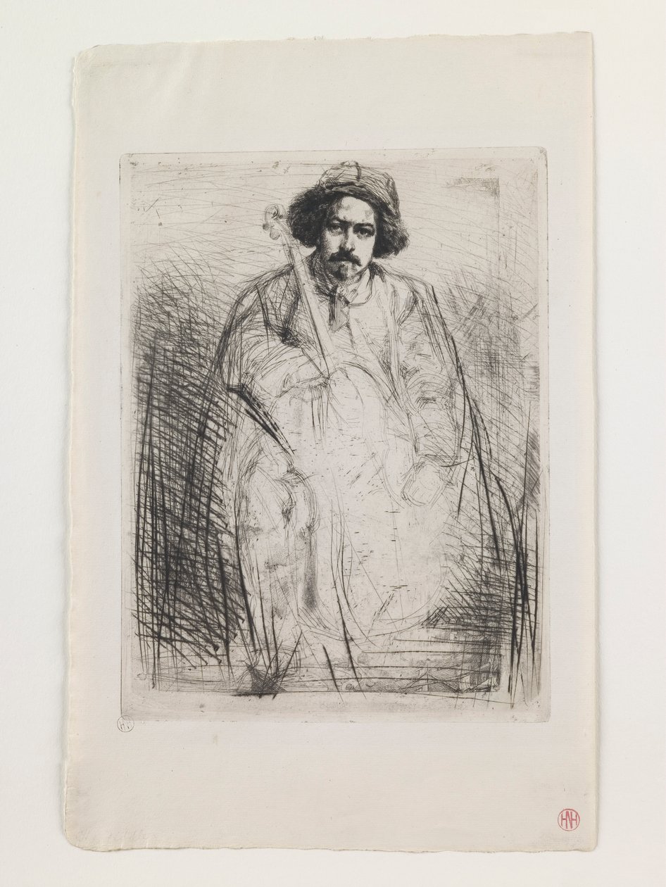 J. Becquet, sochař od James Abbott McNeill Whistler