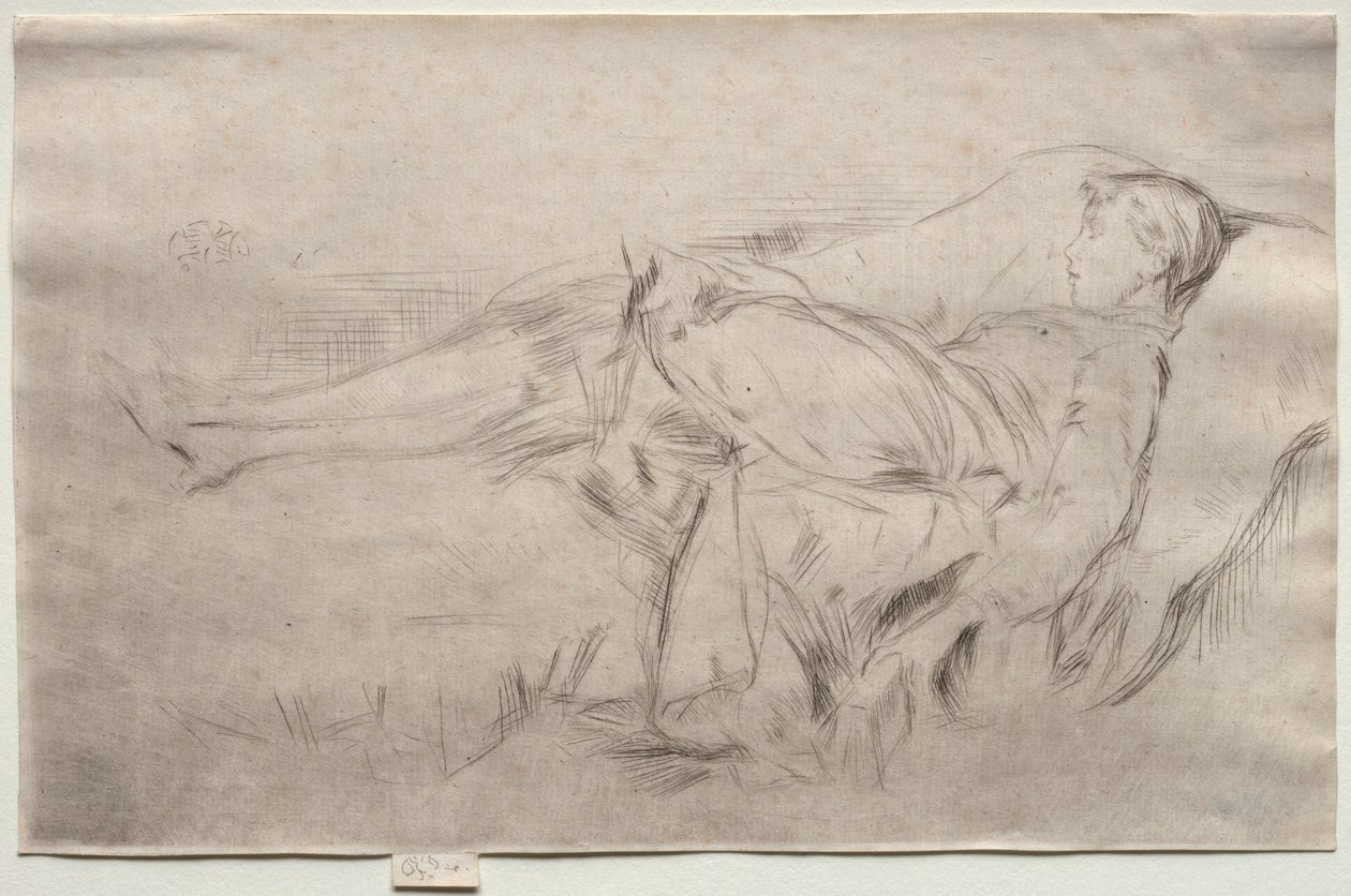 Dítě na gauči, č. 2. od James Abbott McNeill Whistler