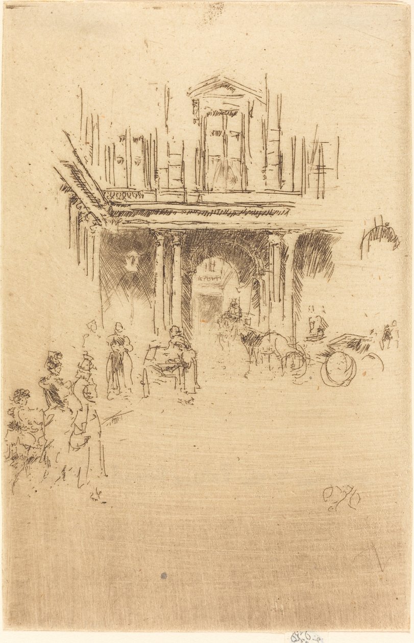 Roh Palais Royal, c. 18831886. od James Abbott McNeill Whistler