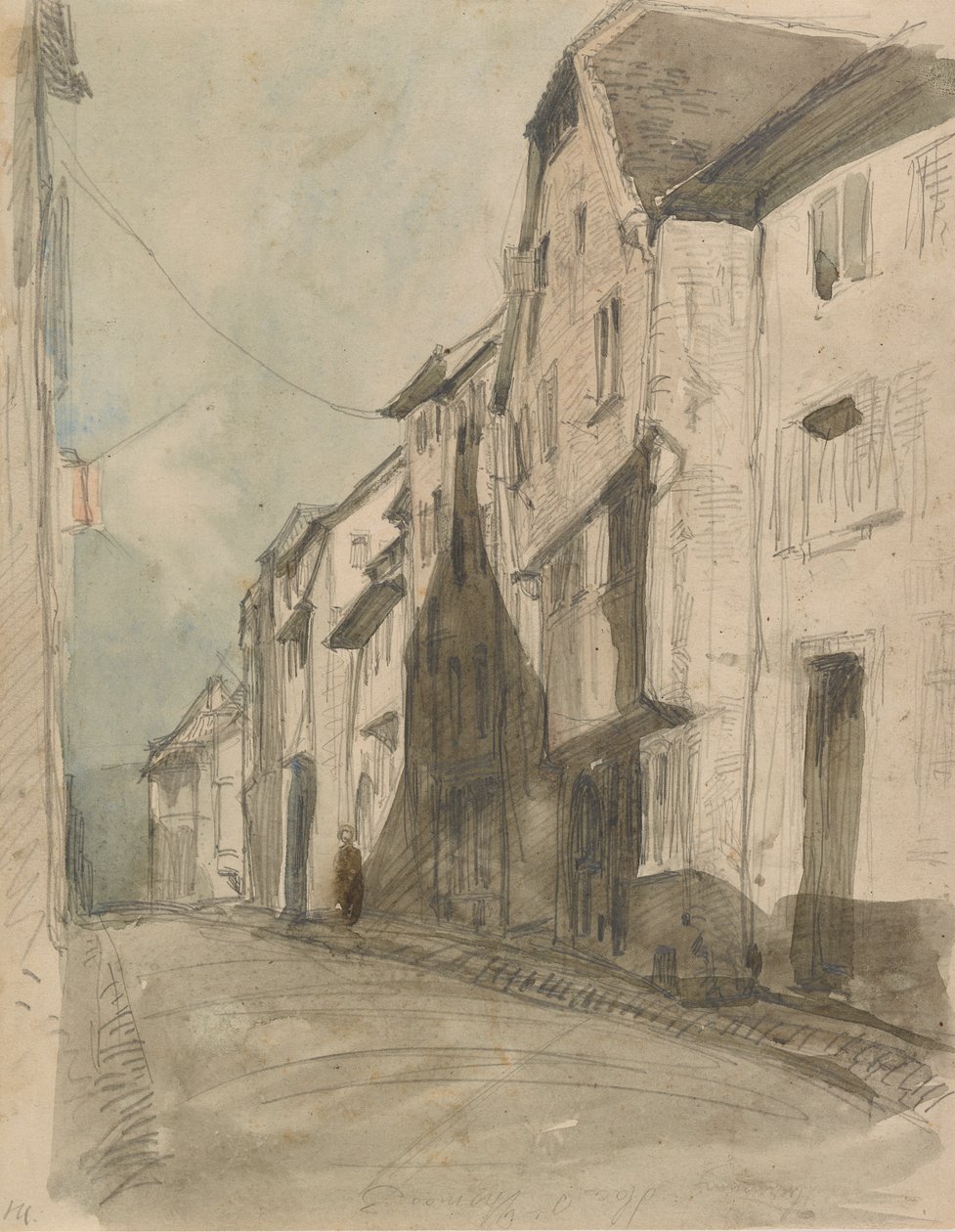 Ulice v Saverne, 1858. od James Abbott McNeill Whistler