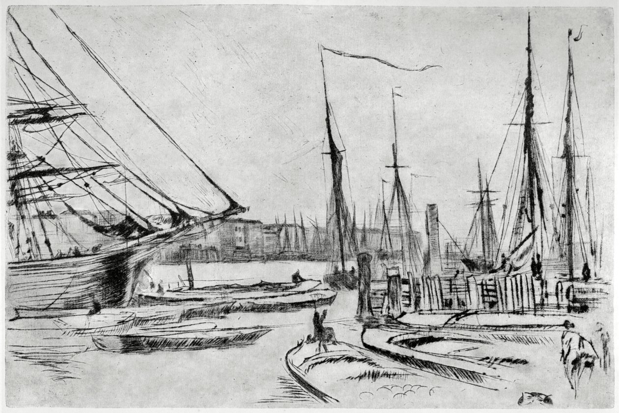 Skica z Billingsgate, 19. století 1904. od James Abbott McNeill Whistler