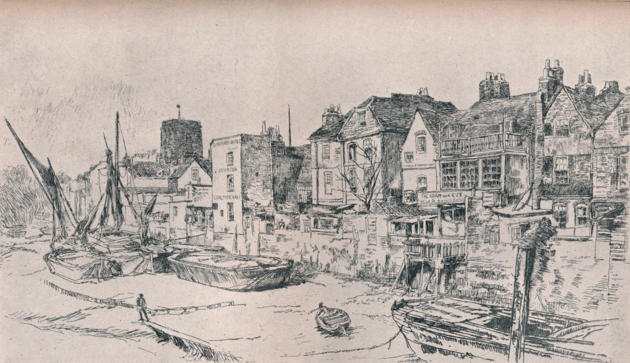 Adam a Eva: Stará Chelsea, 1879, 1903 od James Abbott McNeill Whistler