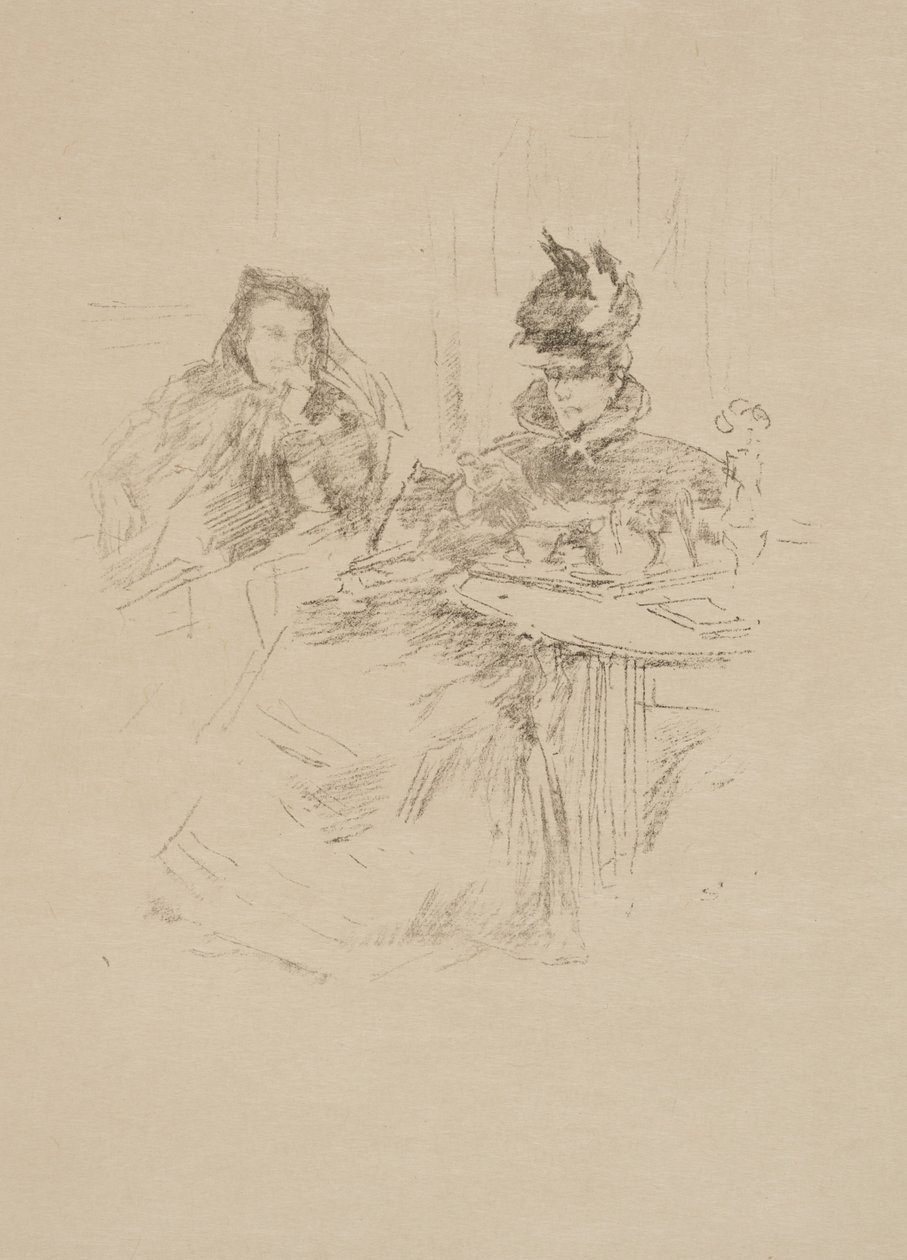 Odpolední čaj od James Abbott McNeill Whistler