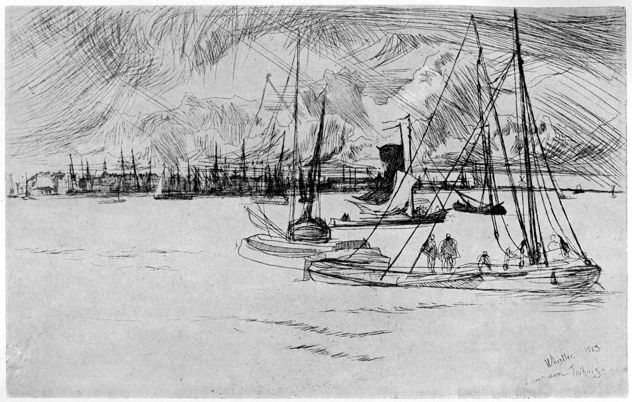 Amsterdam, 19. století 1904. od James Abbott McNeill Whistler